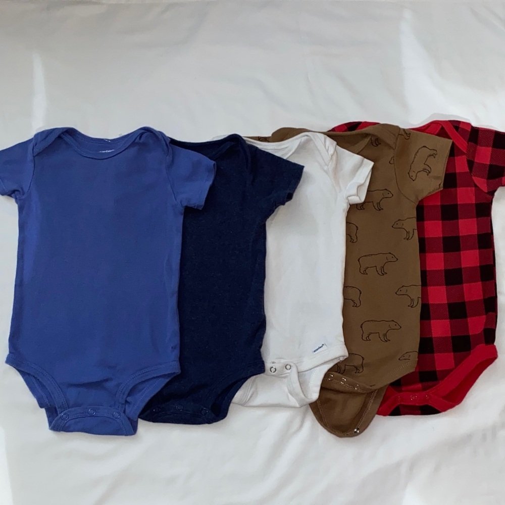 Assorted Color Kids One Pieces Set